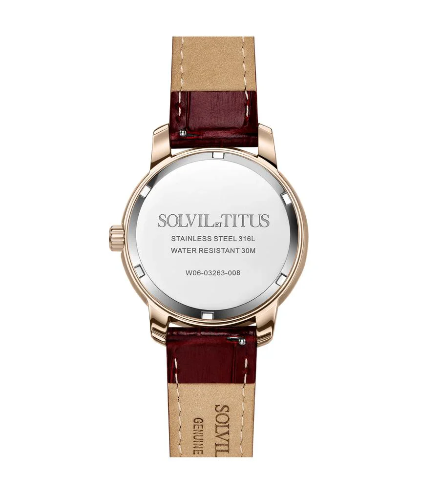 SOLVIL ET TITUS DEVOT W06-03263-008 MULTI-FUNCTION QUARTZ WOMEN WATCH - Image 3