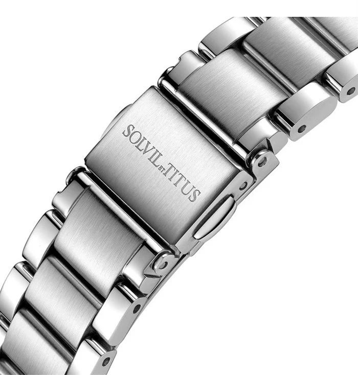 SOLVIL ET TITUS ENLIGHT W06-03235-001 3 HANDS AUTOMATIC WOMEN WATCH - Image 4