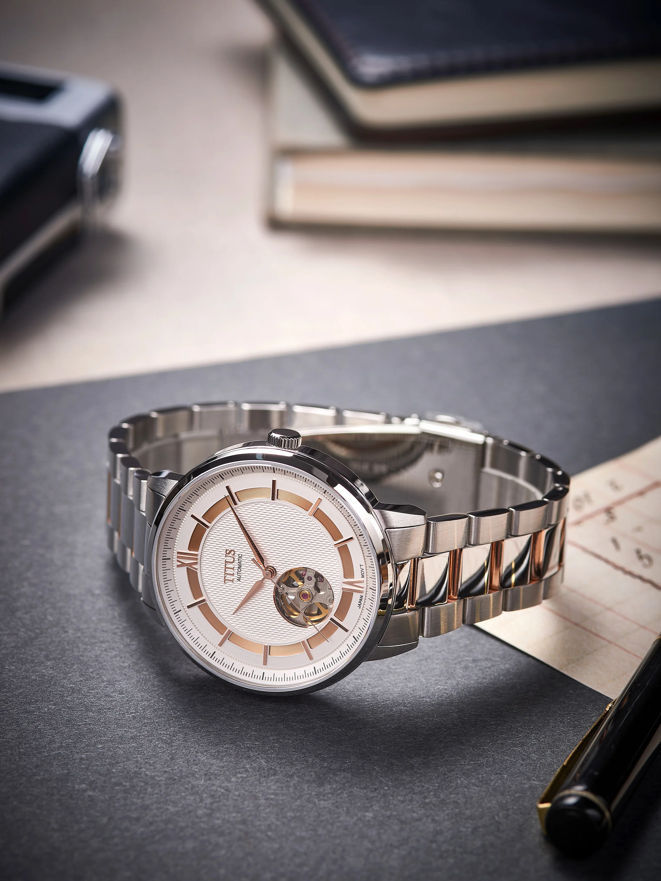 SOLVIL ET TITUS ENLIGHT W06-03277-002 3 HANDS AUTOMATIC MEN WATCH - Image 6