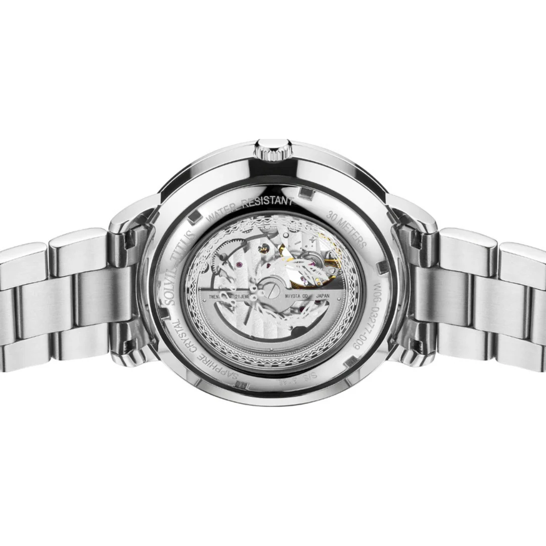 SOLVIL ET TITUS ENLIGHT W06-03277-009 3 HANDS AUTOMATIC MEN WATCH - Image 3