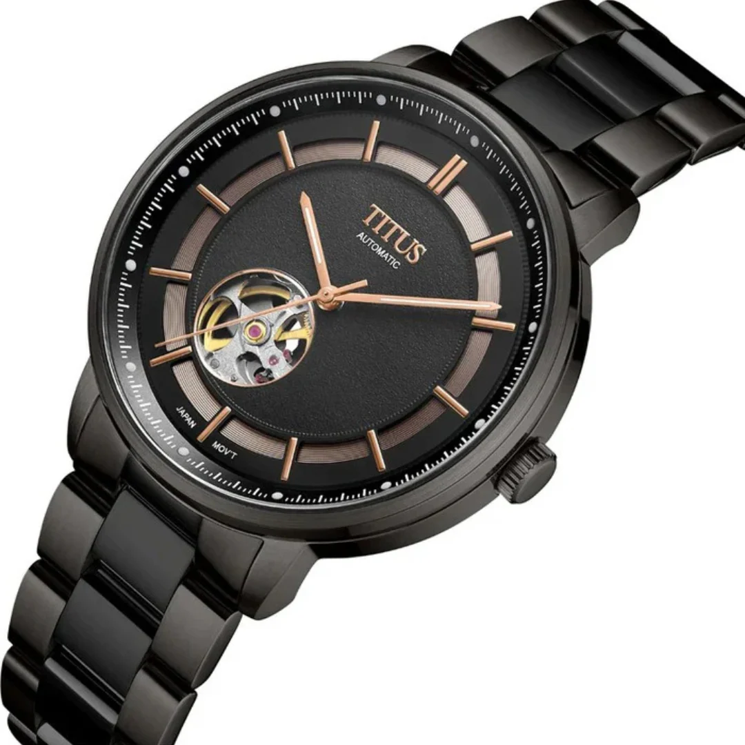 SOLVIL ET TITUS ENLIGHT W06-03277-010 3 HANDS AUTOMATIC MEN WATCH - Image 2