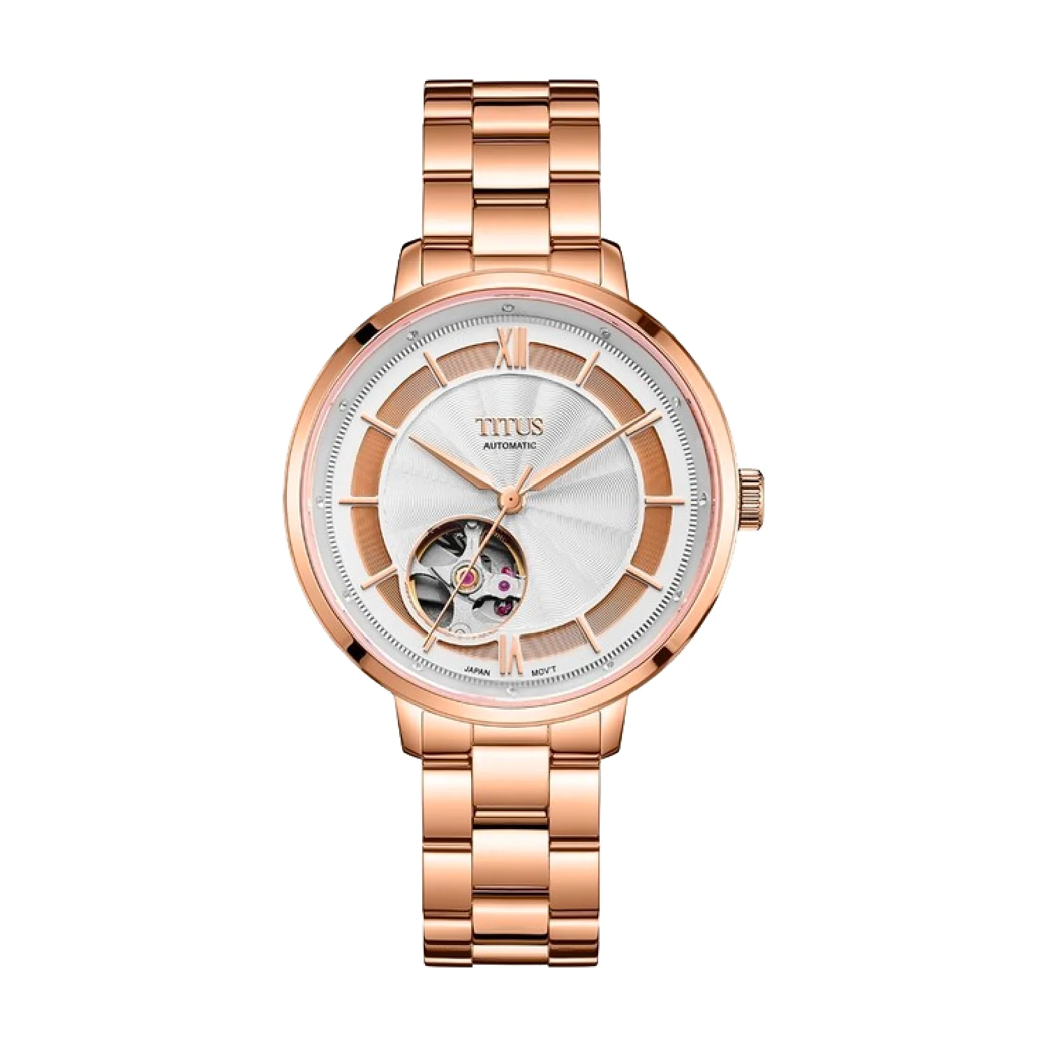 SOLVIL ET TITUS ENLIGHT W06-03278-003 3 HANDS AUTOMATIC WOMEN WATCH