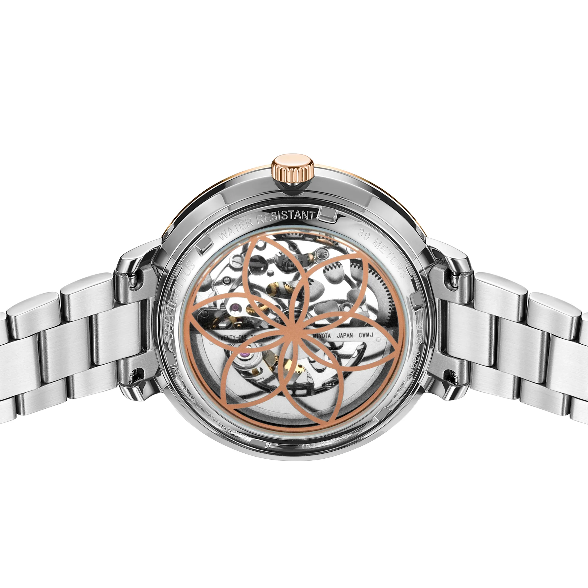 SOLVIL ET TITUS ENLIGHT W06-03306-002 3 HANDS AUTOMATIC WOMEN WATCH - Image 3
