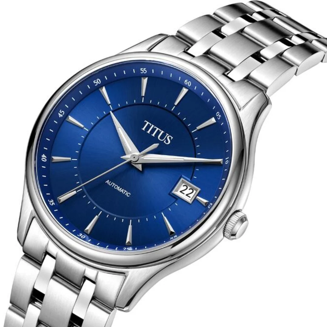 SOLVIL ET TITUS EXQUISITE W06-03272-002 3 HANDS DATE AUTOMATIC MEN WATCH - Image 2