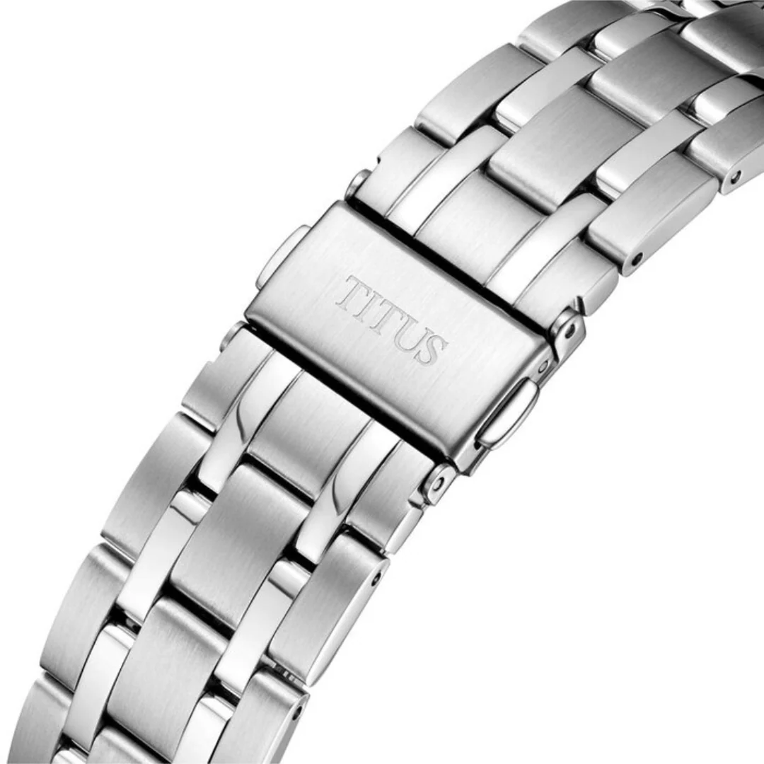 SOLVIL ET TITUS EXQUISITE W06-03272-002 3 HANDS DATE AUTOMATIC MEN WATCH - Image 4