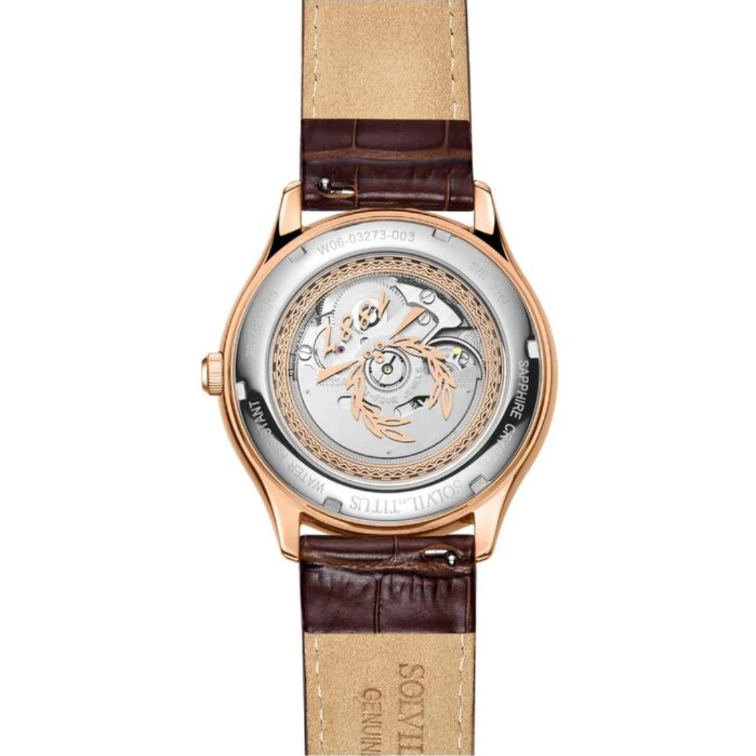 SOLVIL ET TITUS EXQUISITE W06-03273-003 3 HANDS DATE AUTOMATIC MEN WATCH - Image 3