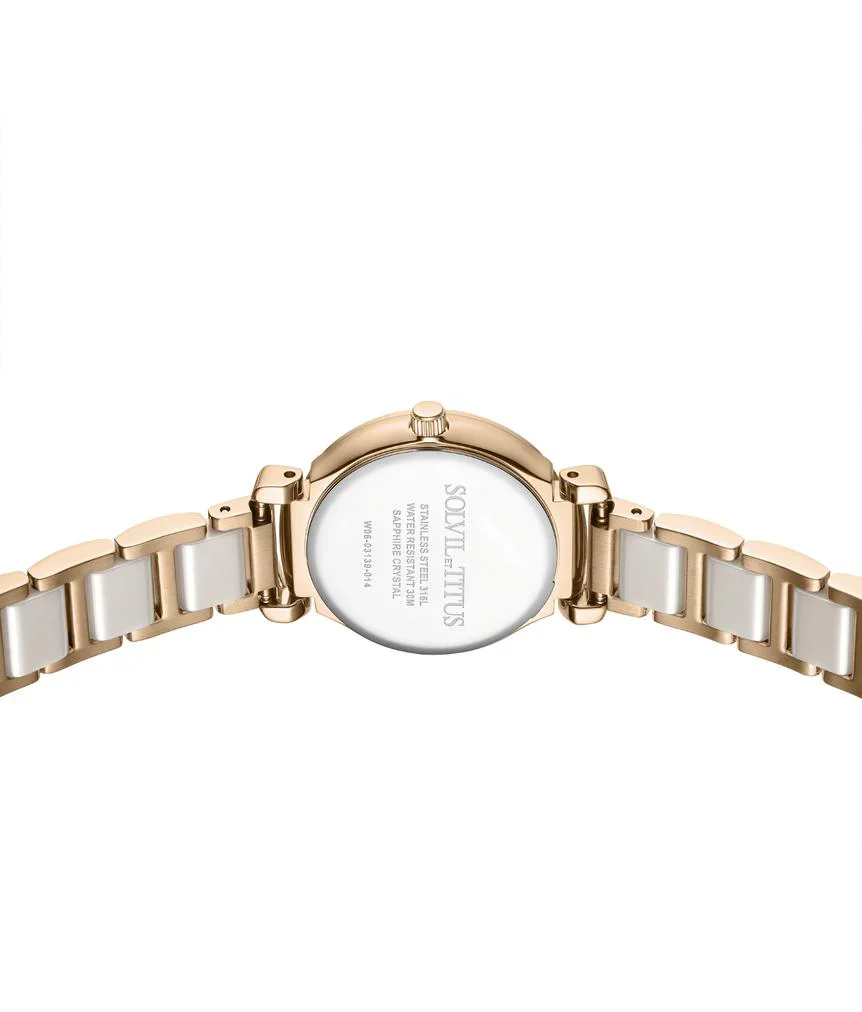 SOLVIL ET TITUS FAIR LADY W06-03139-014 3 HANDS DATE QUARTZ WOMEN WATCH - Image 4