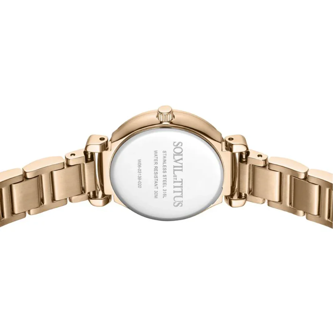 SOLVIL ET TITUS FAIR LADY W06-03139-020 3 HANDS DATE QUARTZ WOMEN WATCH - Image 3