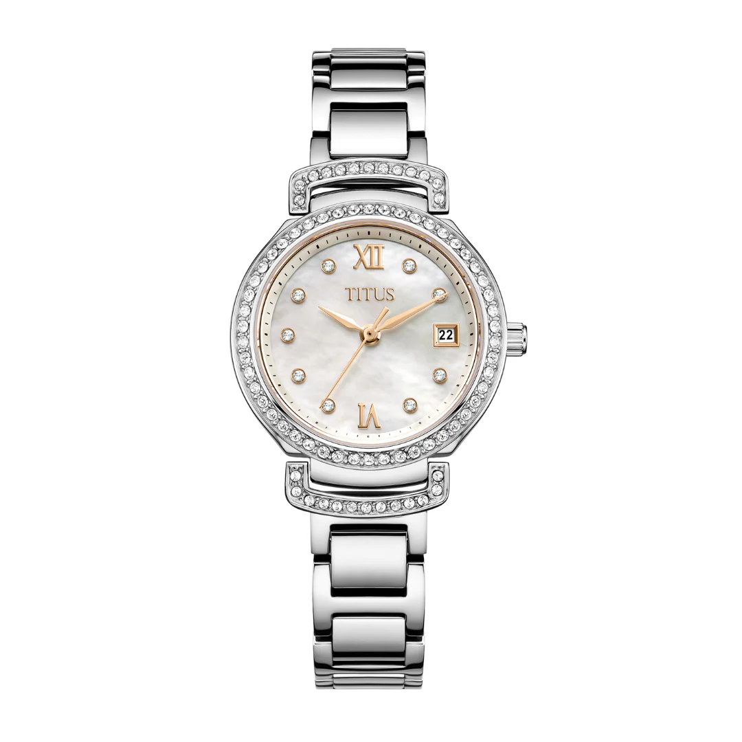 SOLVIL ET TITUS FAIR LADY W06-03139-021 3 HANDS DATE QUARTZ WOMEN WATCH