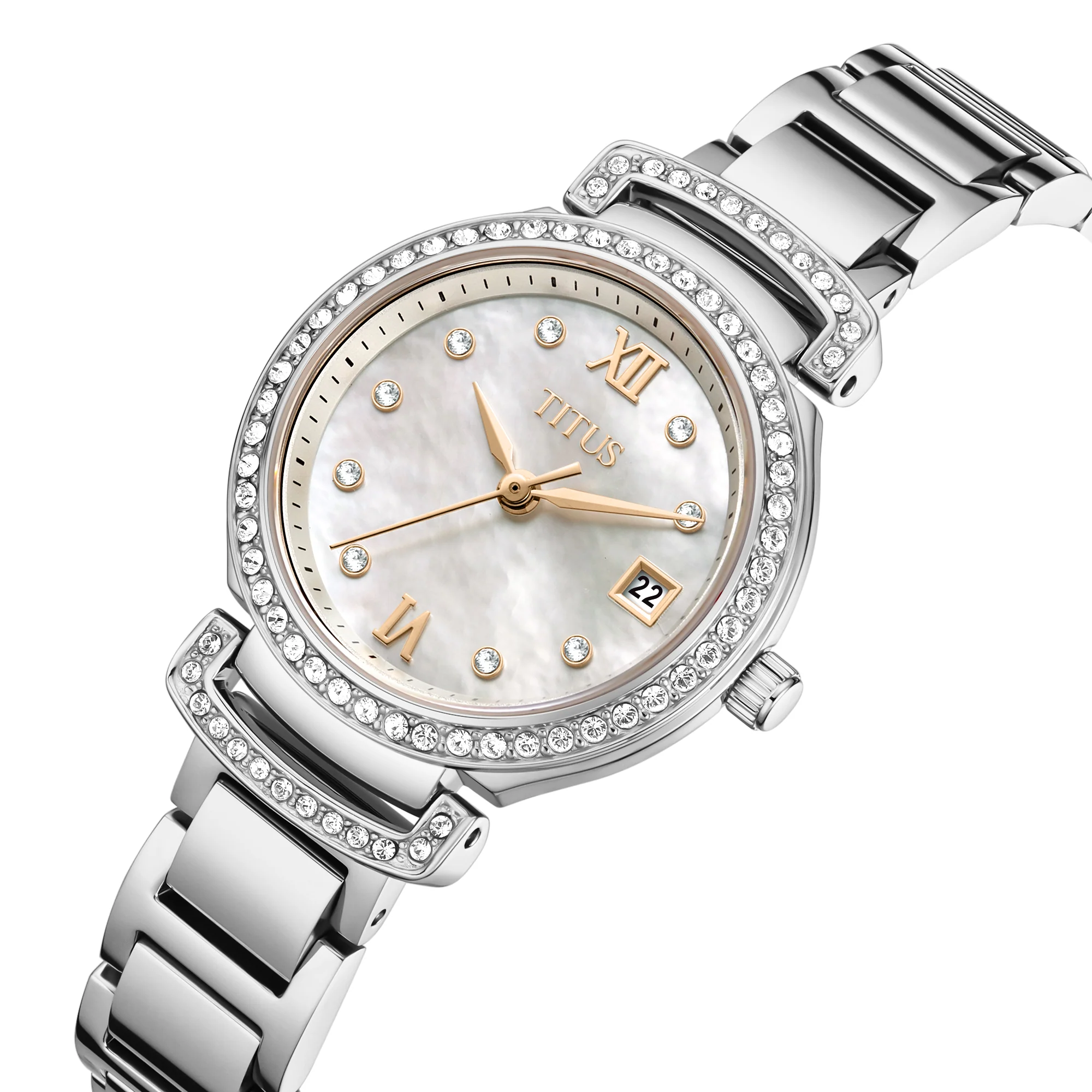 SOLVIL ET TITUS FAIR LADY W06-03139-021 3 HANDS DATE QUARTZ WOMEN WATCH - Image 2