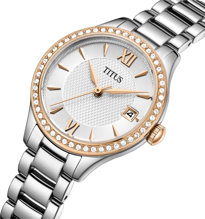 SOLVIL ET TITUS FAIR LADY W06-03354-001 3 HANDS DATE QUARTZ WOMEN WATCH - Image 2