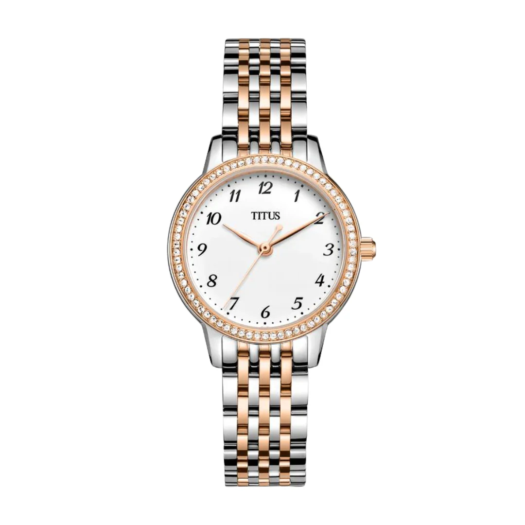 SOLVIL ET TITUS FAIR LADY W06-03374-002 3 HANDS QUARTZ WOMEN WATCH