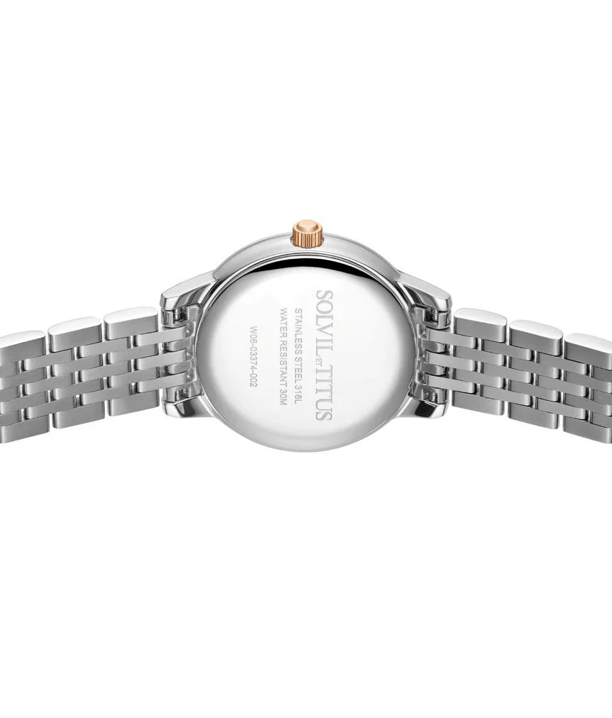 SOLVIL ET TITUS FAIR LADY W06-03374-002 3 HANDS QUARTZ WOMEN WATCH - Image 3