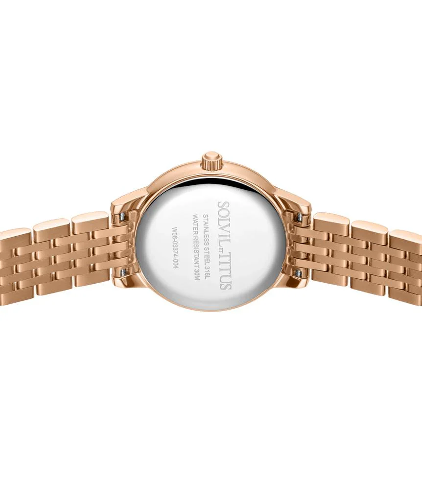 SOLVIL ET TITUS FAIR LADY W06-03374-004 3 HANDS QUARTZ WOMEN WATCH - Image 3