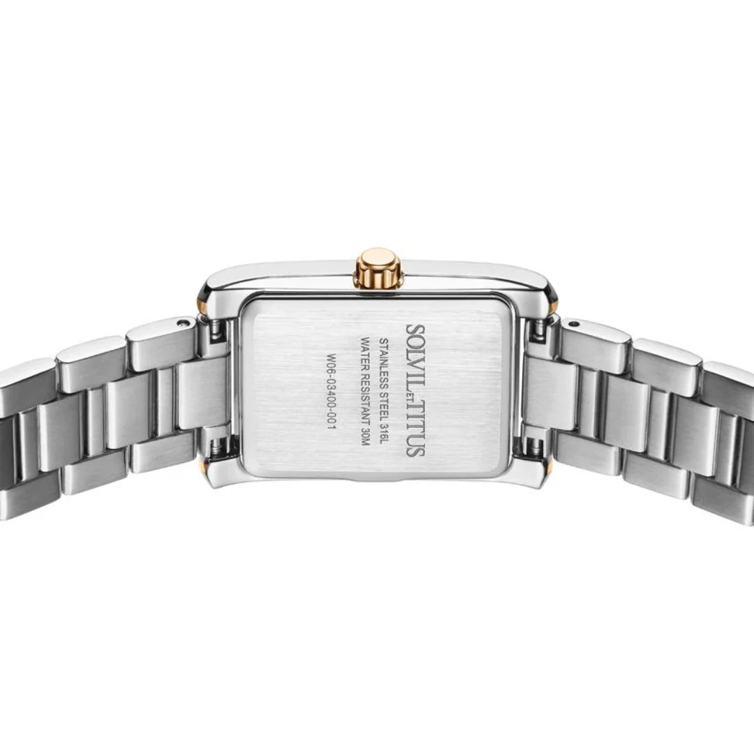 SOLVIL ET TITUS FAIR LADY W06-03400-001 2 HANDS QUARTZ WOMEN WATCH - Image 3