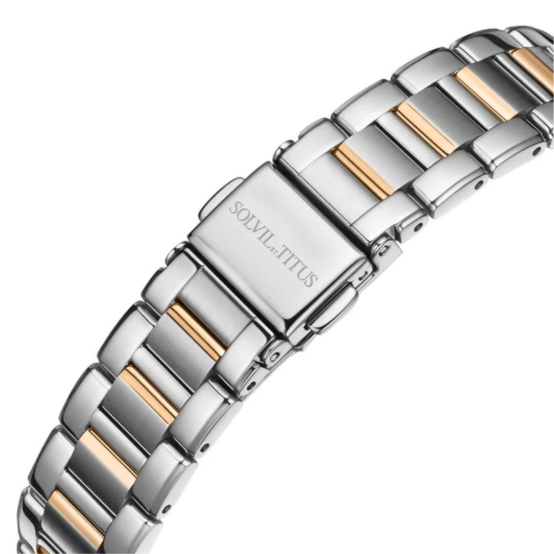 SOLVIL ET TITUS FAIR LADY W06-03400-001 2 HANDS QUARTZ WOMEN WATCH - Image 4