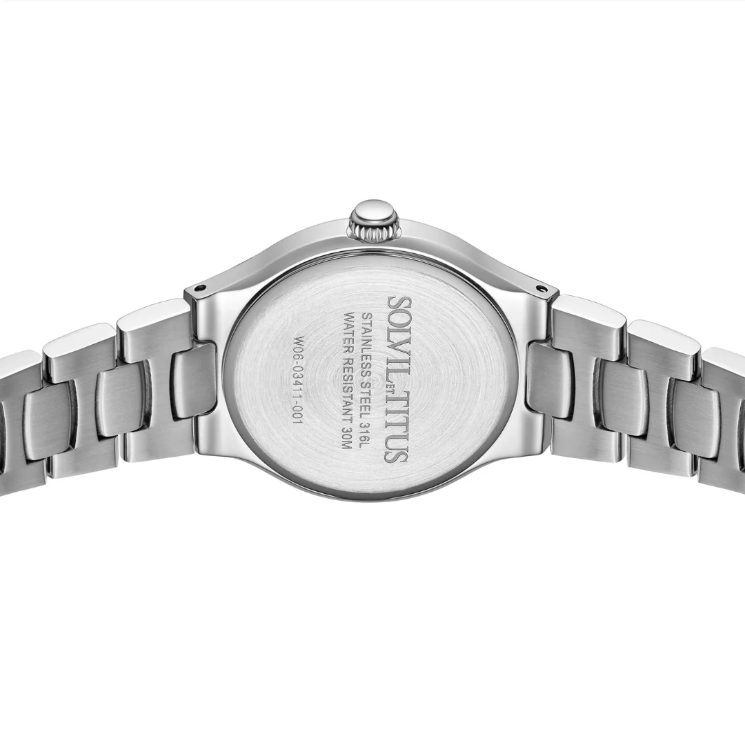 SOLVIL ET TITUS FAIR LADY W06-03411-001 3 HANDS QUARTZ WOMEN WATCH - Image 3
