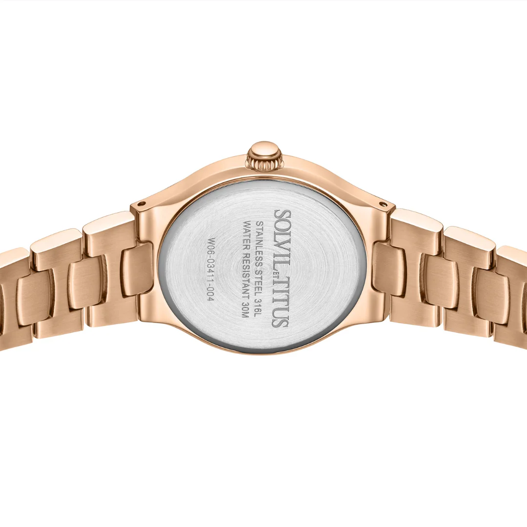 SOLVIL ET TITUS FAIR LADY W06-03411-004 3 HANDS QUARTZ WOMEN WATCH - Image 3