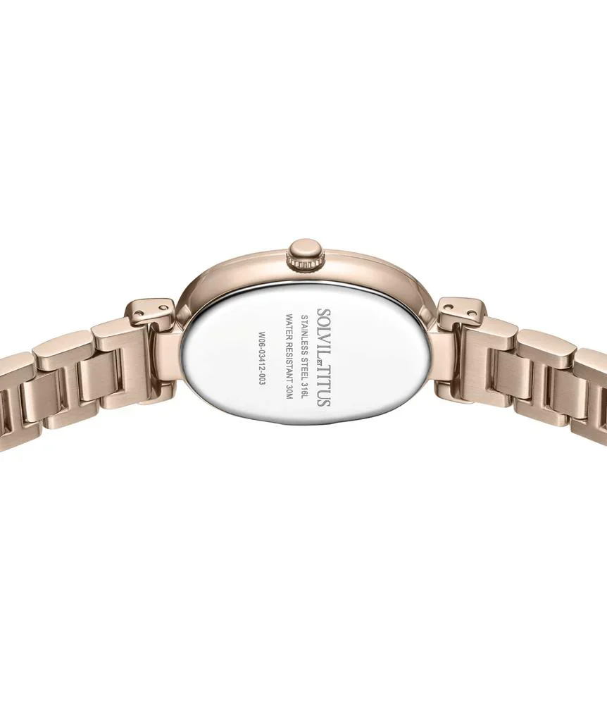 SOLVIL ET TITUS FAIR LADY W06-03412-003 3 HANDS QUARTZ WOMEN WATCH - Image 4