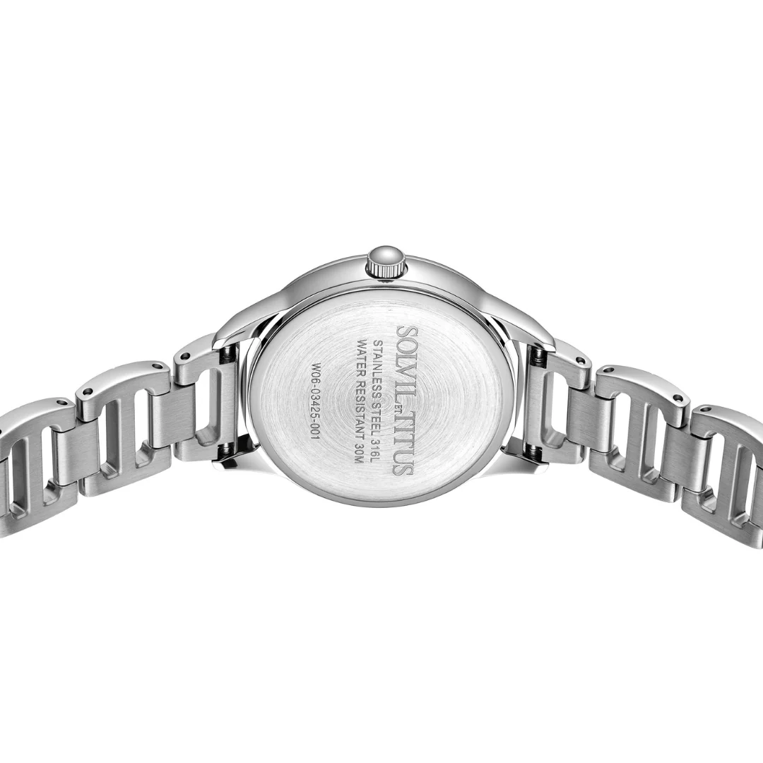 SOLVIL ET TITUS FAIR LADY W06-03425-001 3 HANDS QUARTZ WOMEN WATCH - Image 3