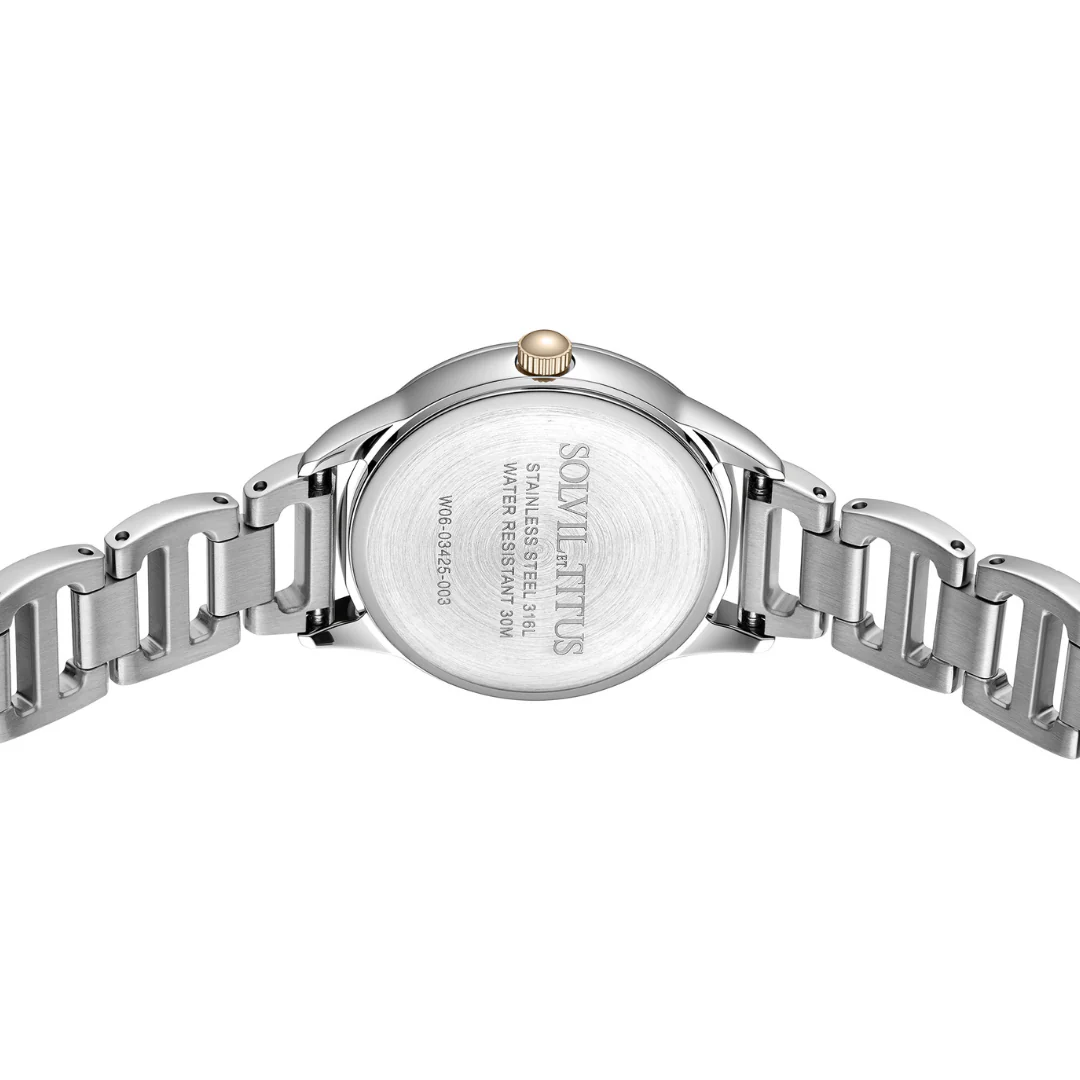 SOLVIL ET TITUS FAIR LADY W06-03425-003 3 HANDS QUARTZ WOMEN WATCH - Image 3
