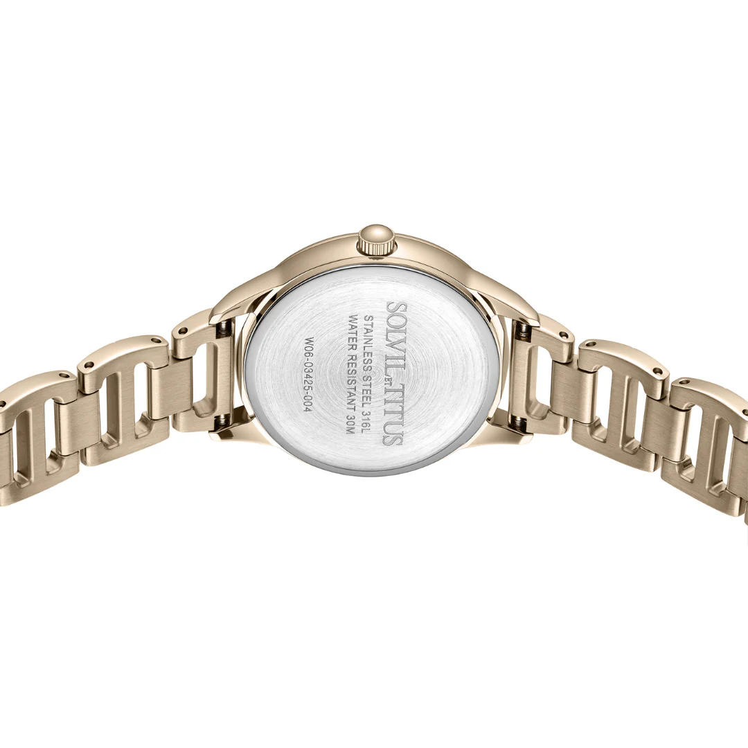 SOLVIL ET TITUS FAIR LADY W06-03425-004 3 HANDS QUARTZ WOMEN WATCH - Image 3