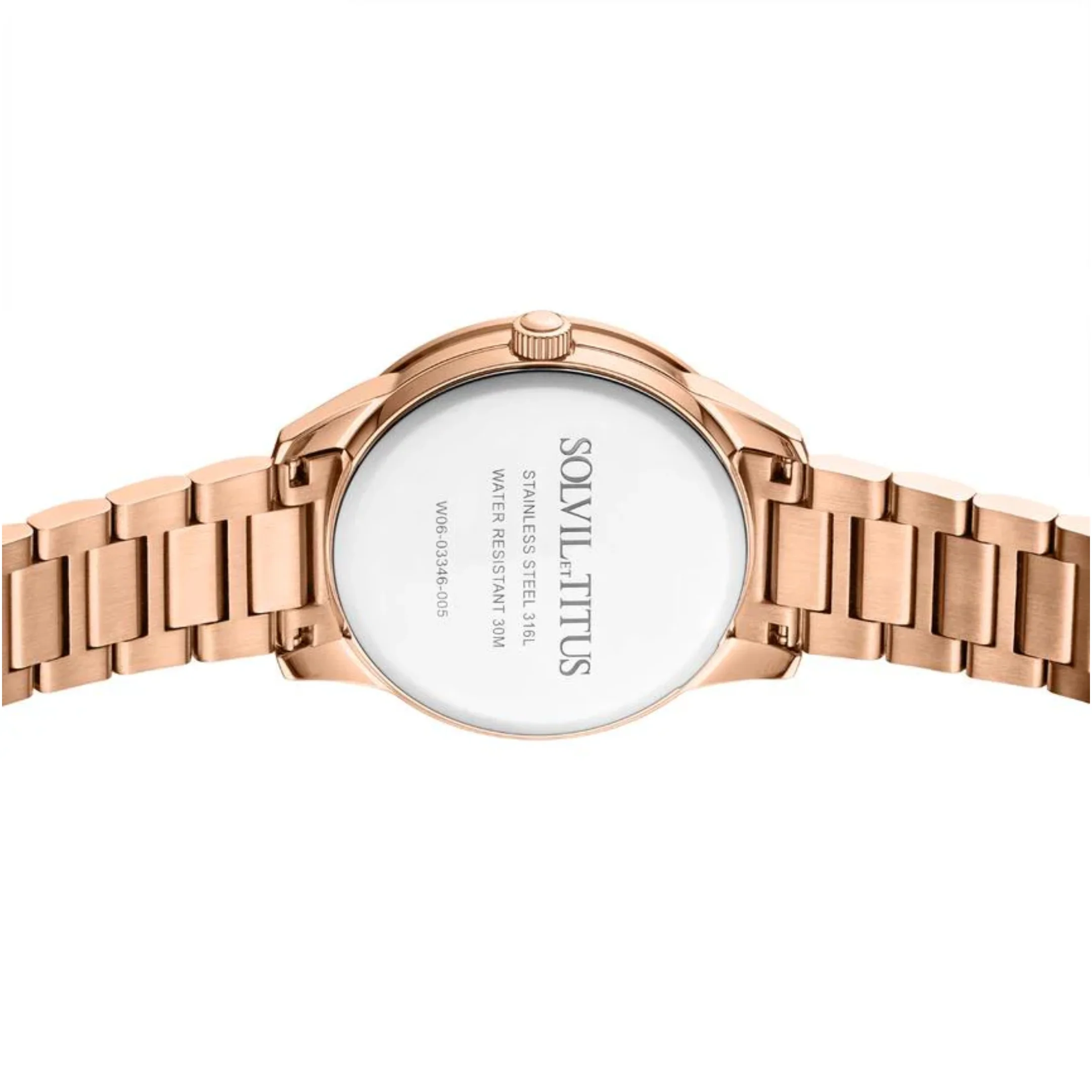 SOLVIL ET TITUS FASHIONISTA W06-03346-005 MULTI-FUNCTION QUARTZ WOMEN WATCH - Image 3