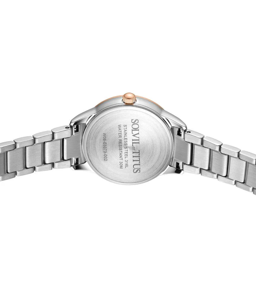 SOLVIL ET TITUS FASHIONISTA W06-03373-002 3 HANDS DATE QUARTZ WOMEN WATCH - Image 3