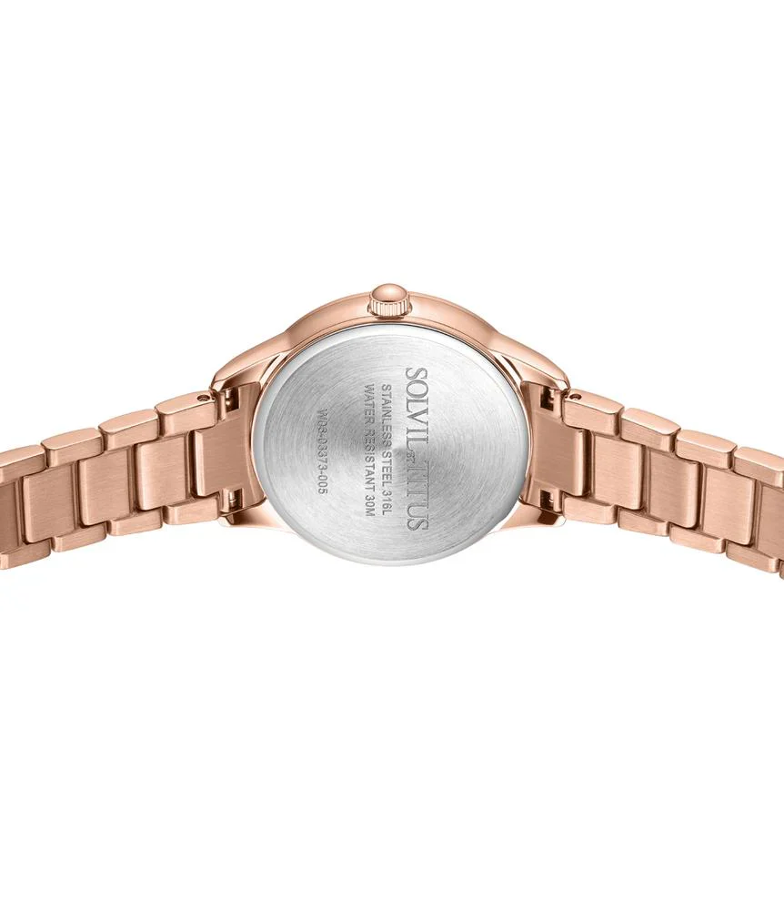 SOLVIL ET TITUS FASHIONISTA W06-03373-005 3 HANDS DATE QUARTZ WOMEN WATCH - Image 3
