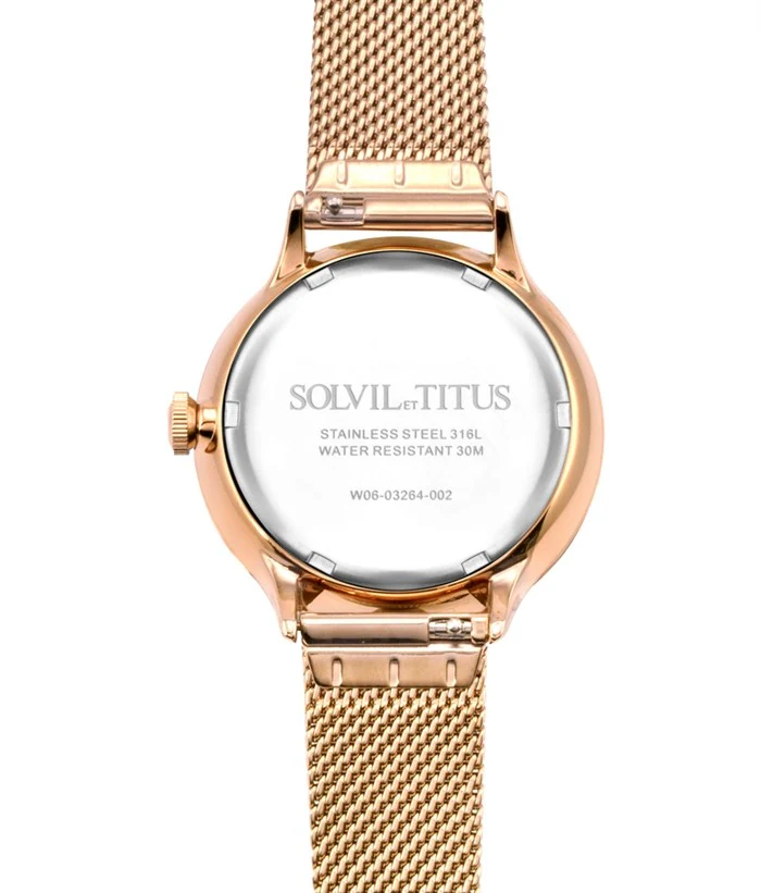 SOLVIL ET TITUS INTERLUDE W06-03264-002 MULTI-FUNCTION QUARTZ WOMEN WATCH - Image 3