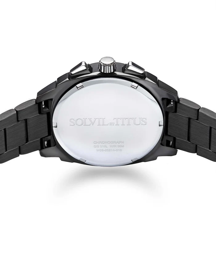 SOLVIL ET TITUS MODERNIST W06-03214-010 CHRONOGRAPH QUARTZ MEN WATCH - Image 3