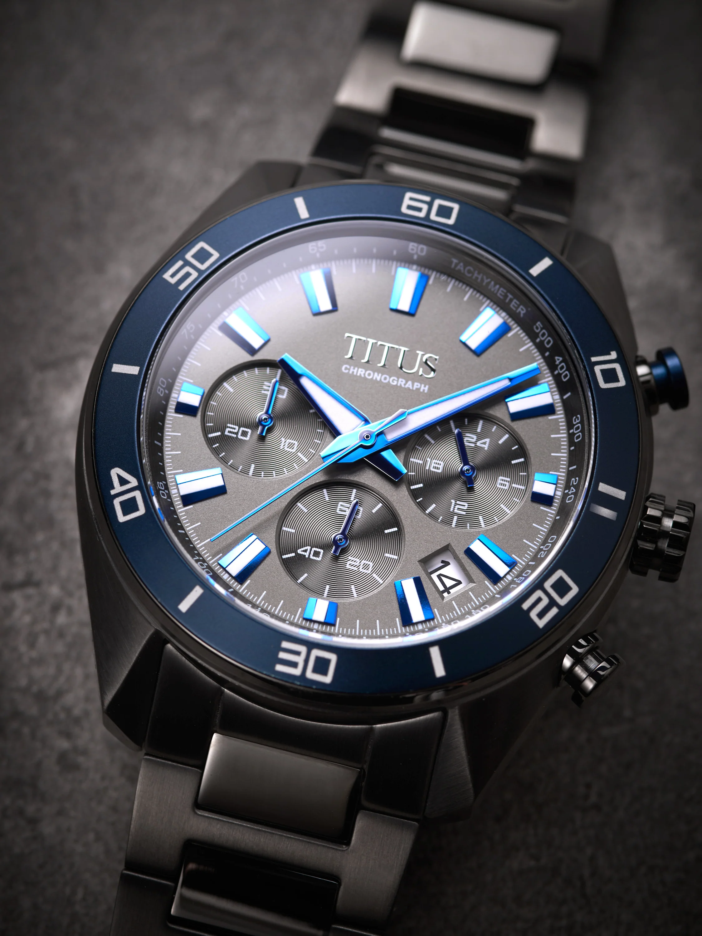 SOLVIL ET TITUS MODERNIST W06-03265-003 CHRONOGRAPH QUARTZ MEN WATCH - Image 6