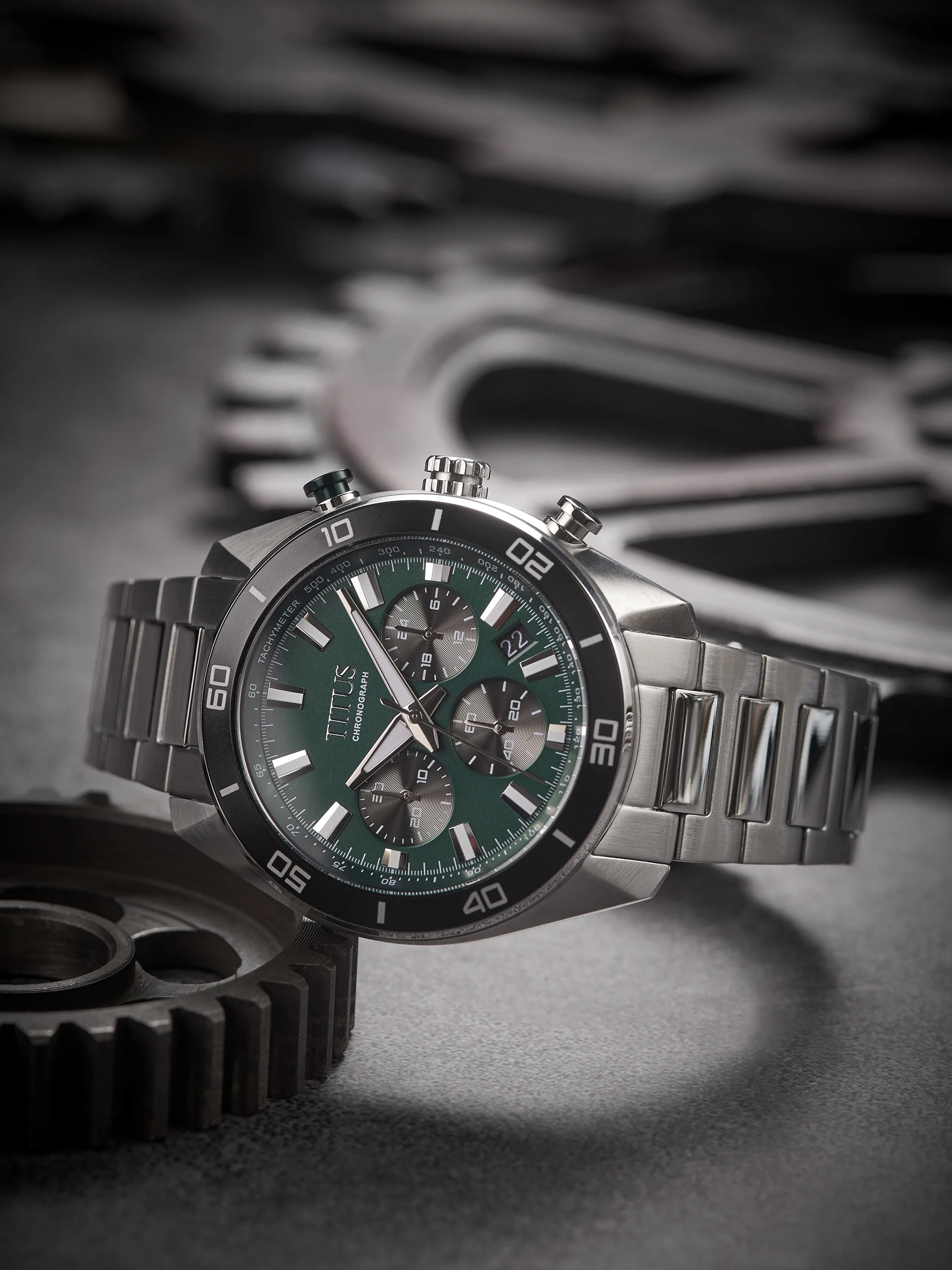 SOLVIL ET TITUS MODERNIST W06-03265-004 CHRONOGRAPH QUARTZ MEN WATCH - Image 5