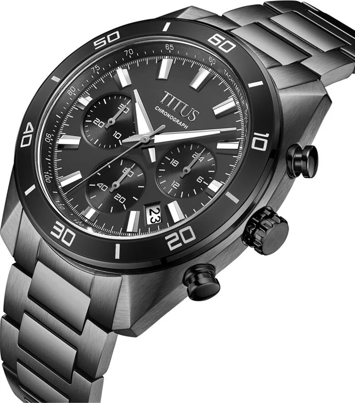 SOLVIL ET TITUS MODERNIST W06-03265-006 CHRONOGRAPH QUARTZ MEN WATCH - Image 2