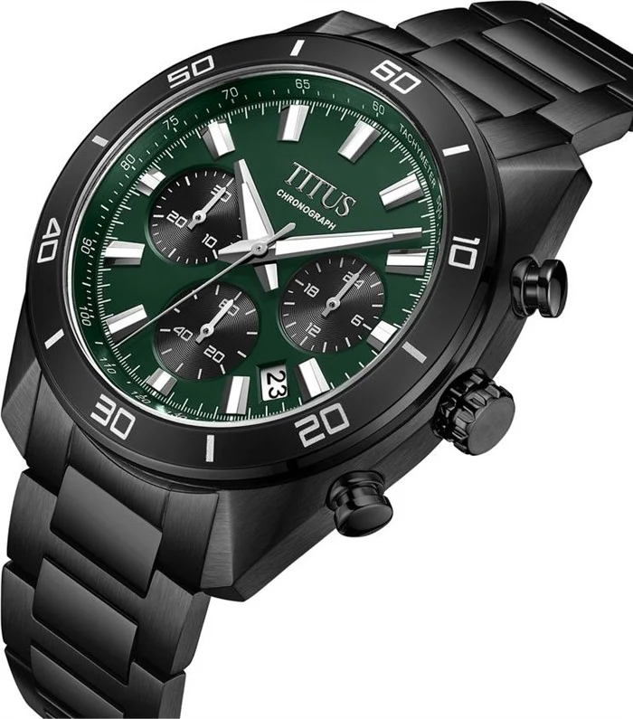 SOLVIL ET TITUS MODERNIST W06-03265-007 CHRONOGRAPH QUARTZ MEN WATCH - Image 3