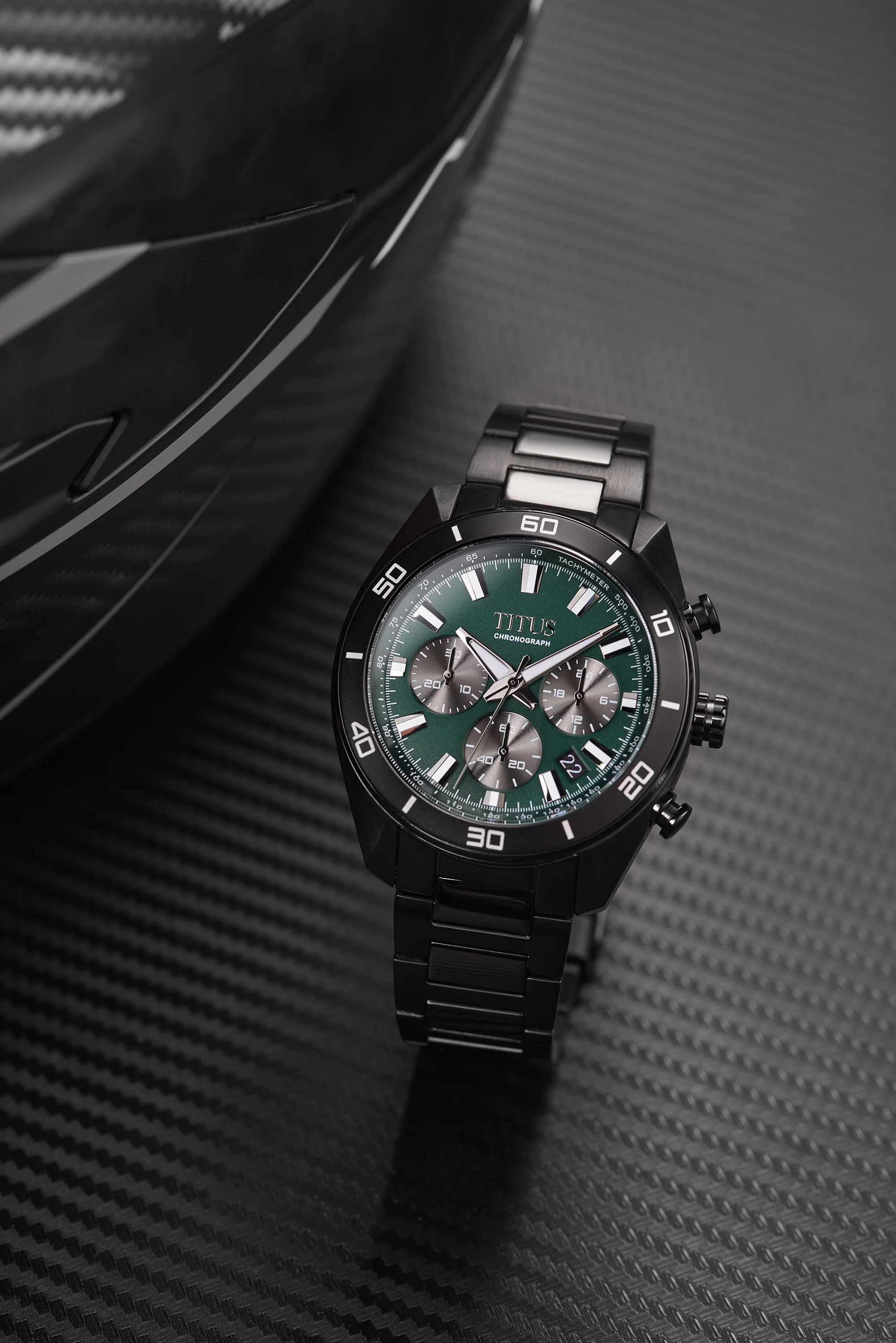 SOLVIL ET TITUS MODERNIST W06-03265-007 CHRONOGRAPH QUARTZ MEN WATCH - Image 6