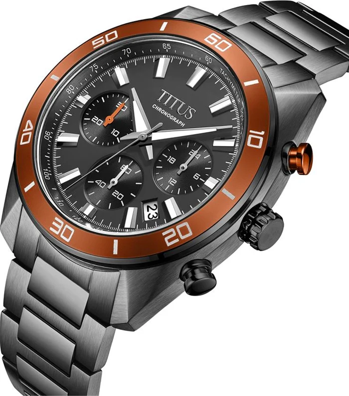 SOLVIL ET TITUS MODERNIST W06-03265-008 CHRONOGRAPH QUARTZ MEN WATCH - Image 2