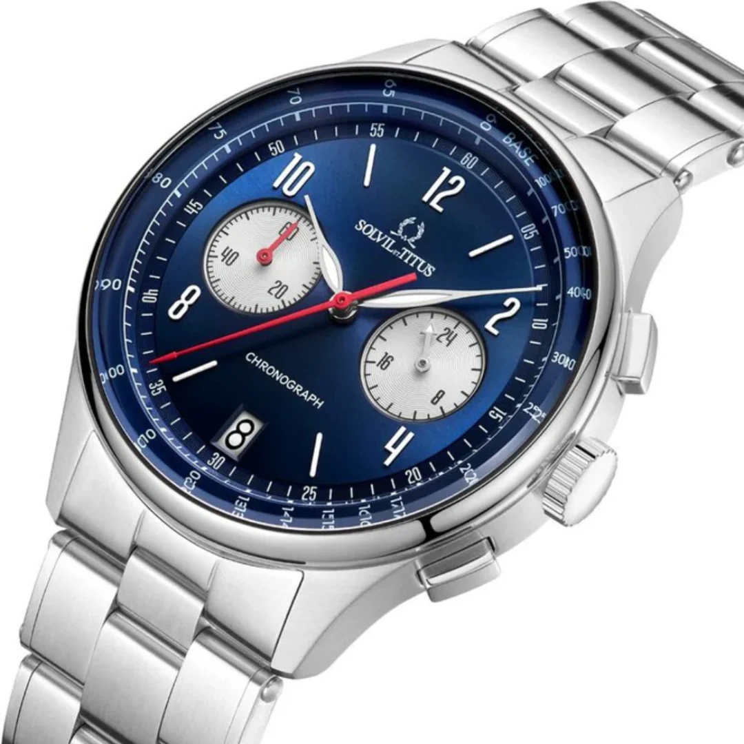 SOLVIL ET TITUS MODERNIST W06-03276-011 CHRONOGRAPH QUARTZ MEN WATCH - Image 2