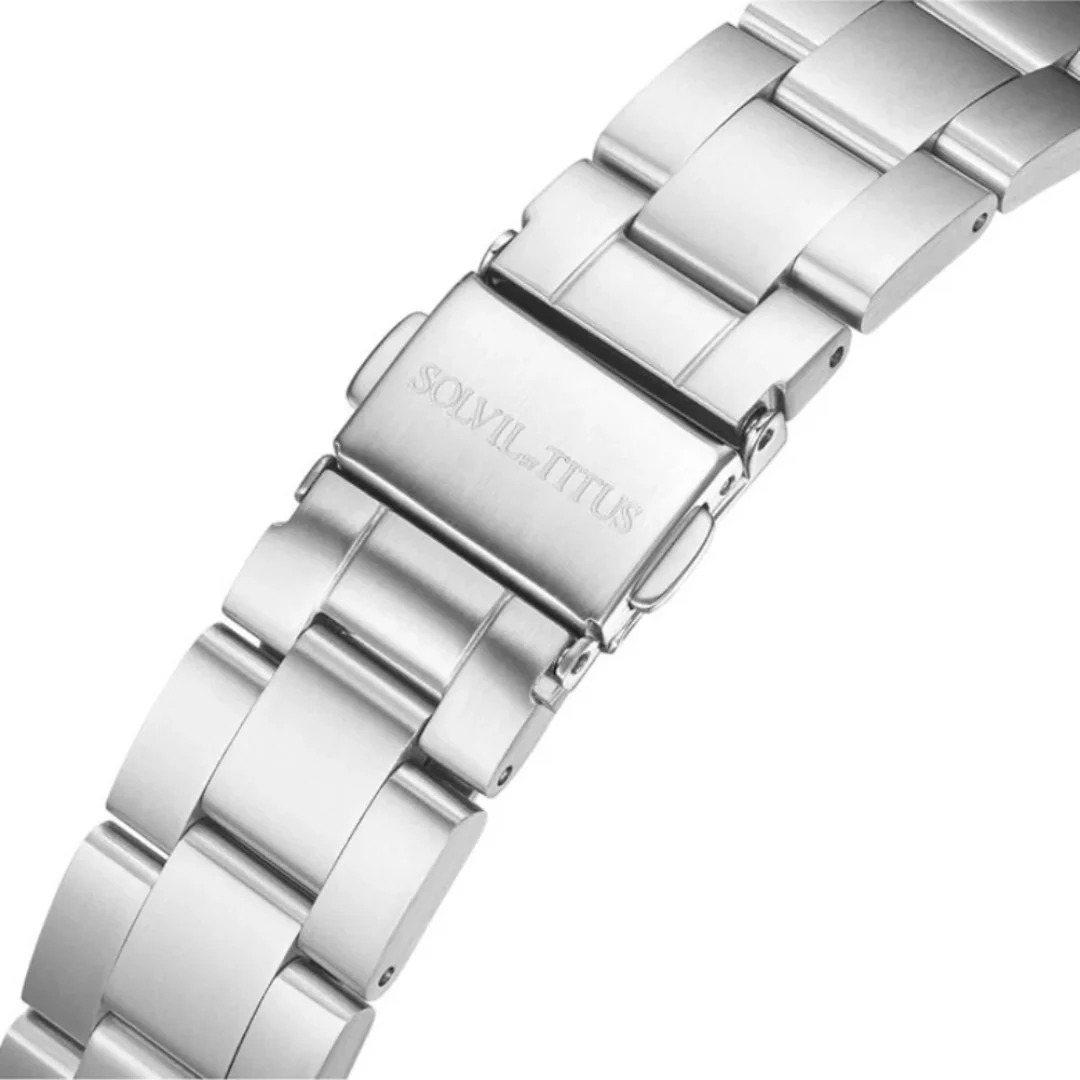 SOLVIL ET TITUS MODERNIST W06-03276-011 CHRONOGRAPH QUARTZ MEN WATCH - Image 4