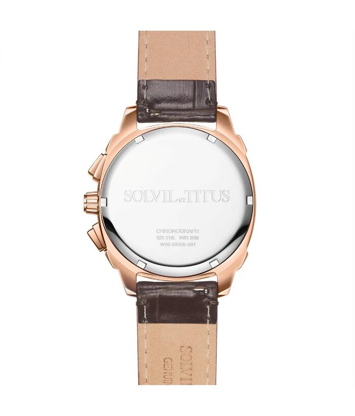 SOLVIL ET TITUS MODERNIST W06-03308-007 CHRONOGRAPH QUARTZ MEN WATCH - Image 3