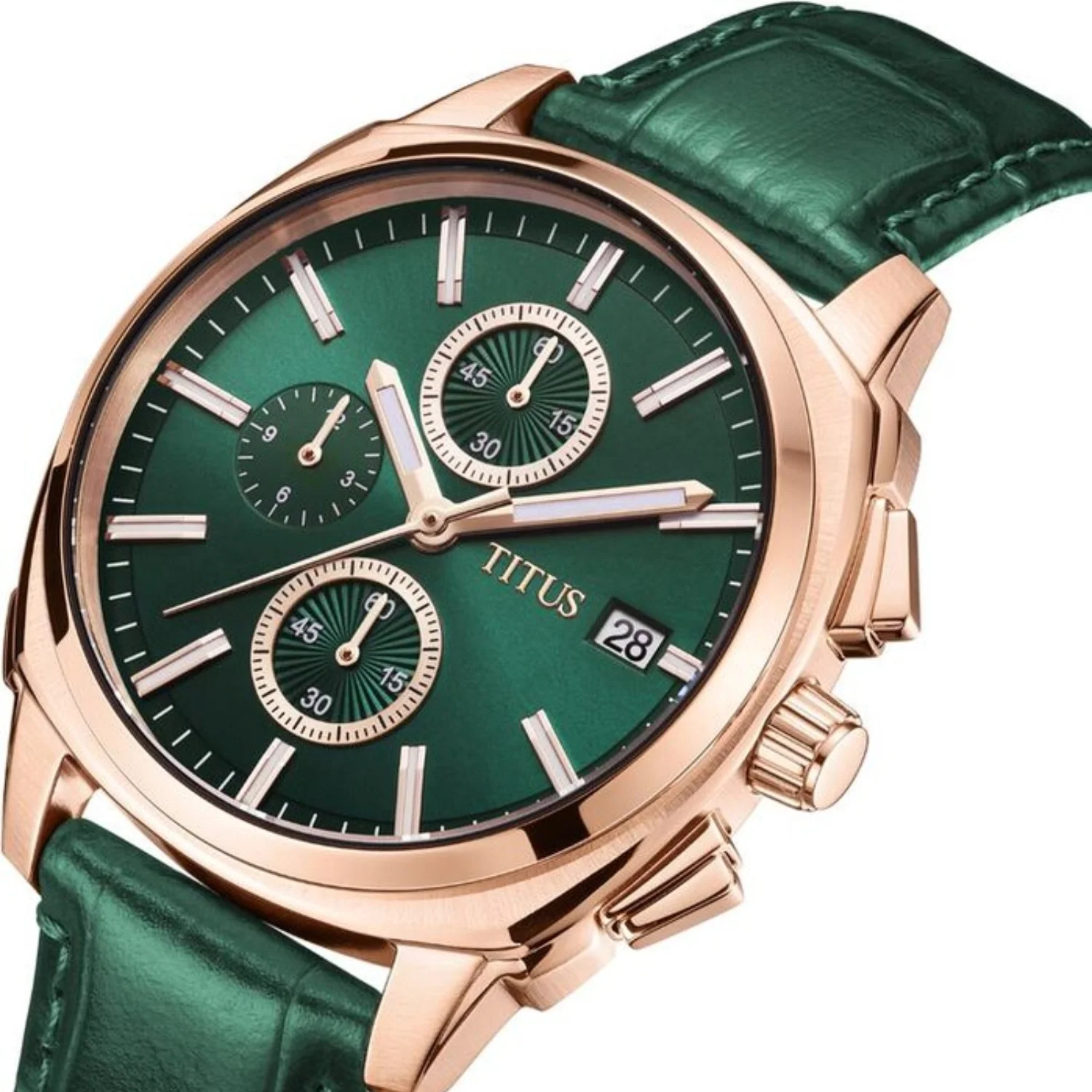 SOLVIL ET TITUS MODERNIST W06-03308-008 CHRONOGRAPH QUARTZ MEN WATCH - Image 2