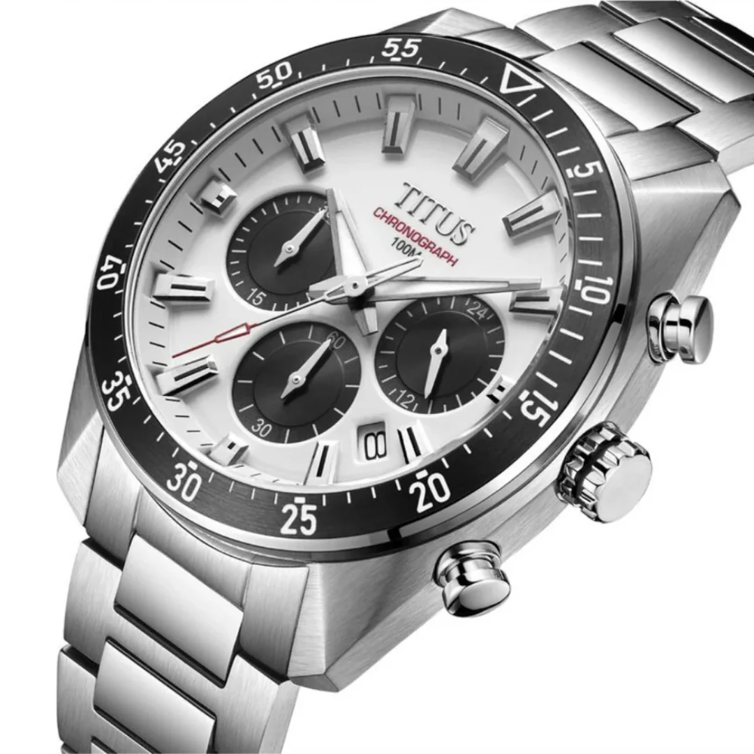 SOLVIL ET TITUS MODERNIST W06-03338-001 CHRONOGRAPH QUARTZ MEN WATCH - Image 2