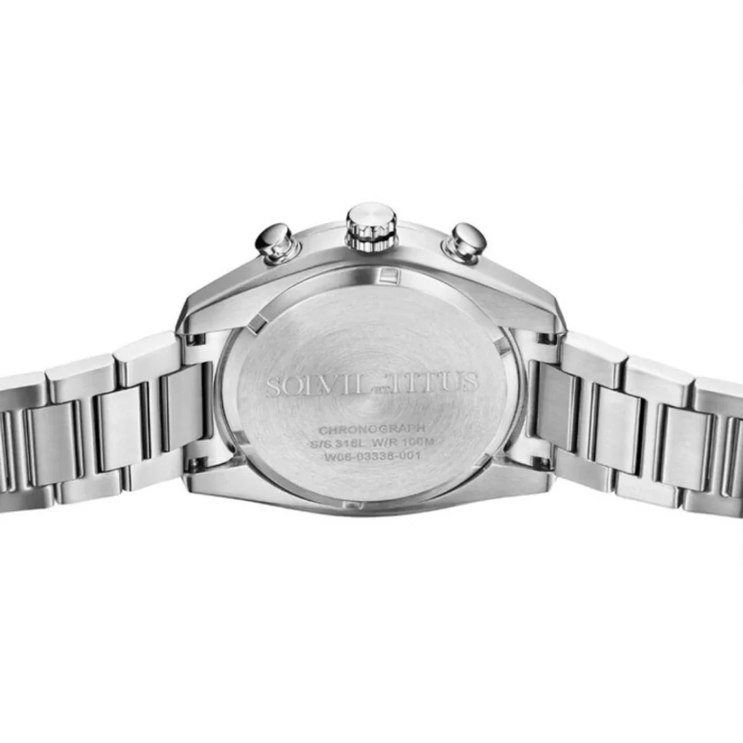 SOLVIL ET TITUS MODERNIST W06-03338-001 CHRONOGRAPH QUARTZ MEN WATCH - Image 3