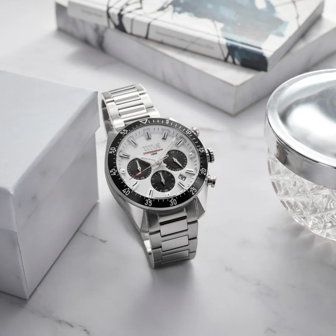 SOLVIL ET TITUS MODERNIST W06-03338-001 CHRONOGRAPH QUARTZ MEN WATCH - Image 5