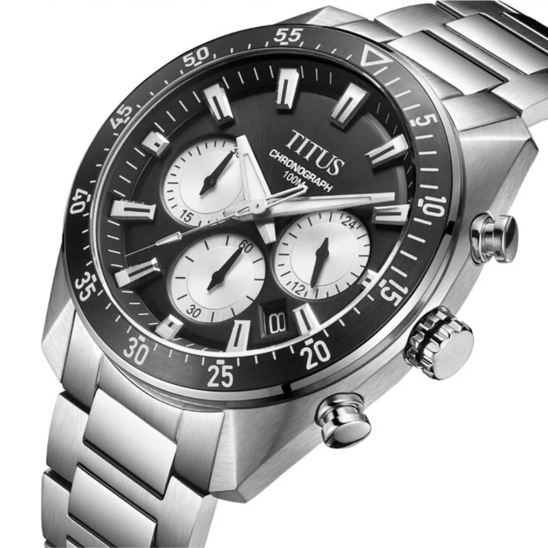 SOLVIL ET TITUS MODERNIST W06-03338-002 CHRONOGRAPH QUARTZ MEN WATCH - Image 2