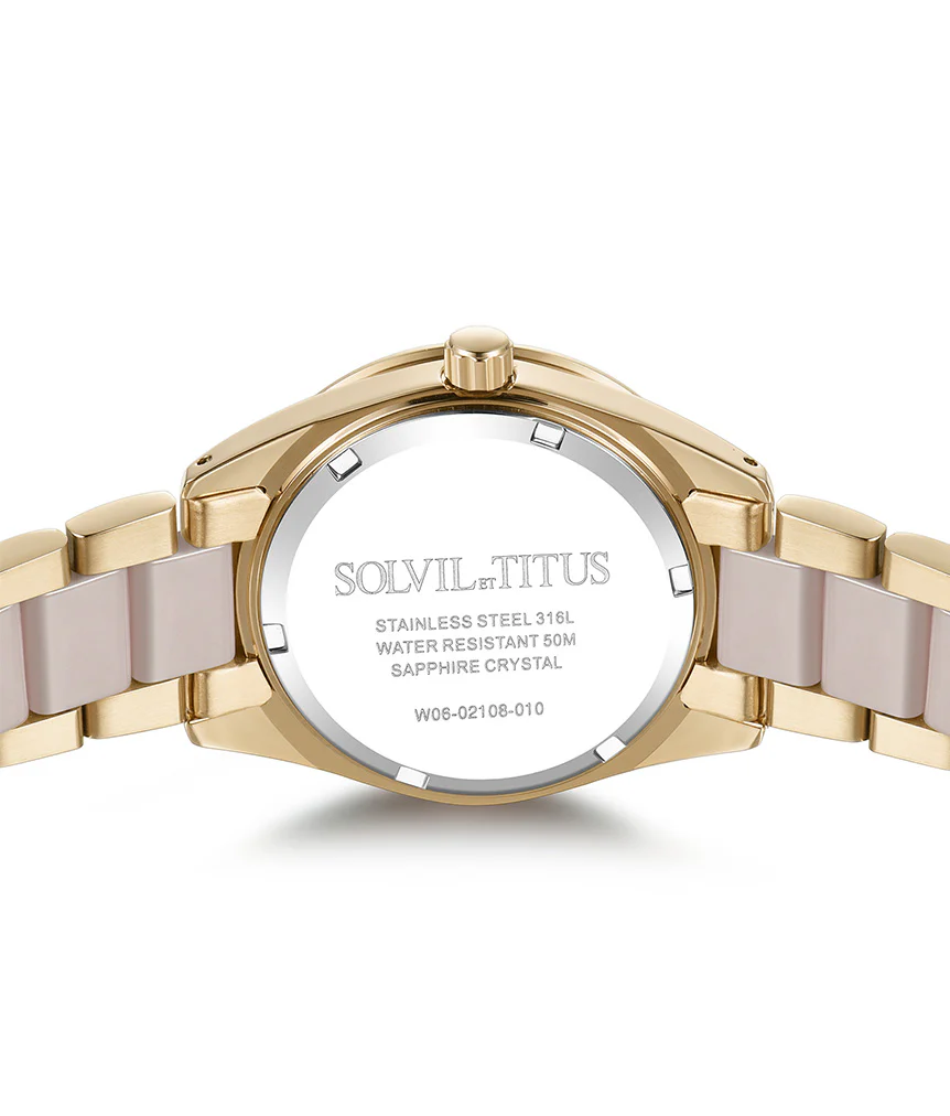 SOLVIL ET TITUS PERSE W06-02108-010 MULTI-FUNCTION QUARTZ WOMEN WATCH - Image 3