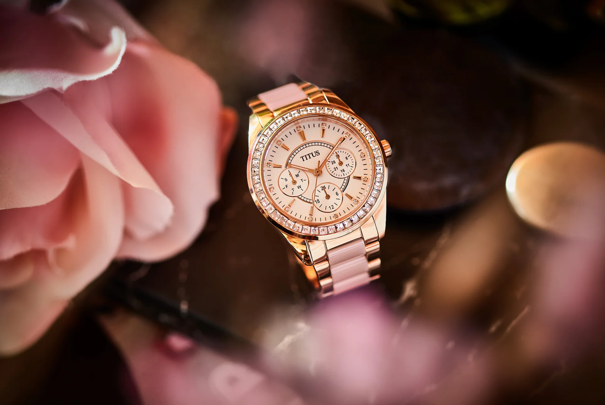 SOLVIL ET TITUS PERSE W06-02108-010 MULTI-FUNCTION QUARTZ WOMEN WATCH - Image 5