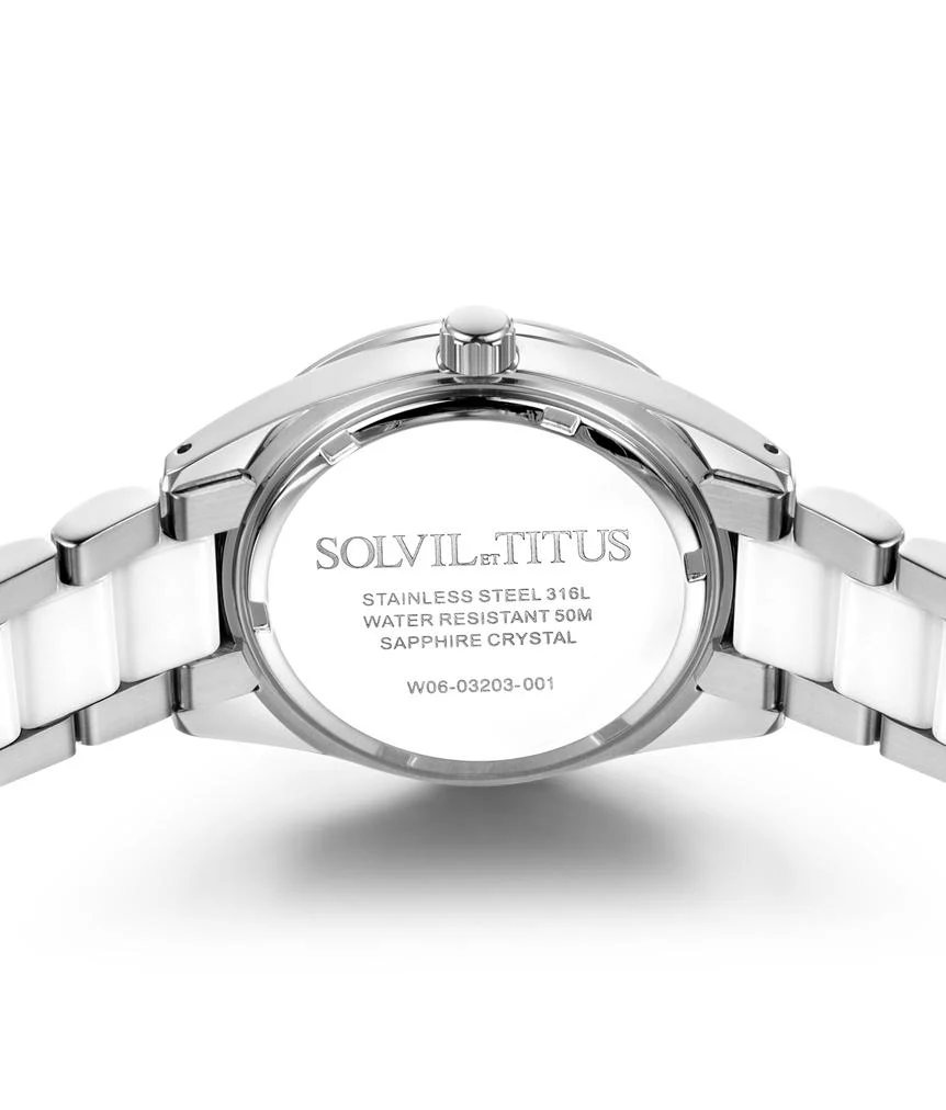 SOLVIL ET TITUS PERSE W06-03203-001 MULTI-FUNCTION QUARTZ WOMEN WATCH - Image 3