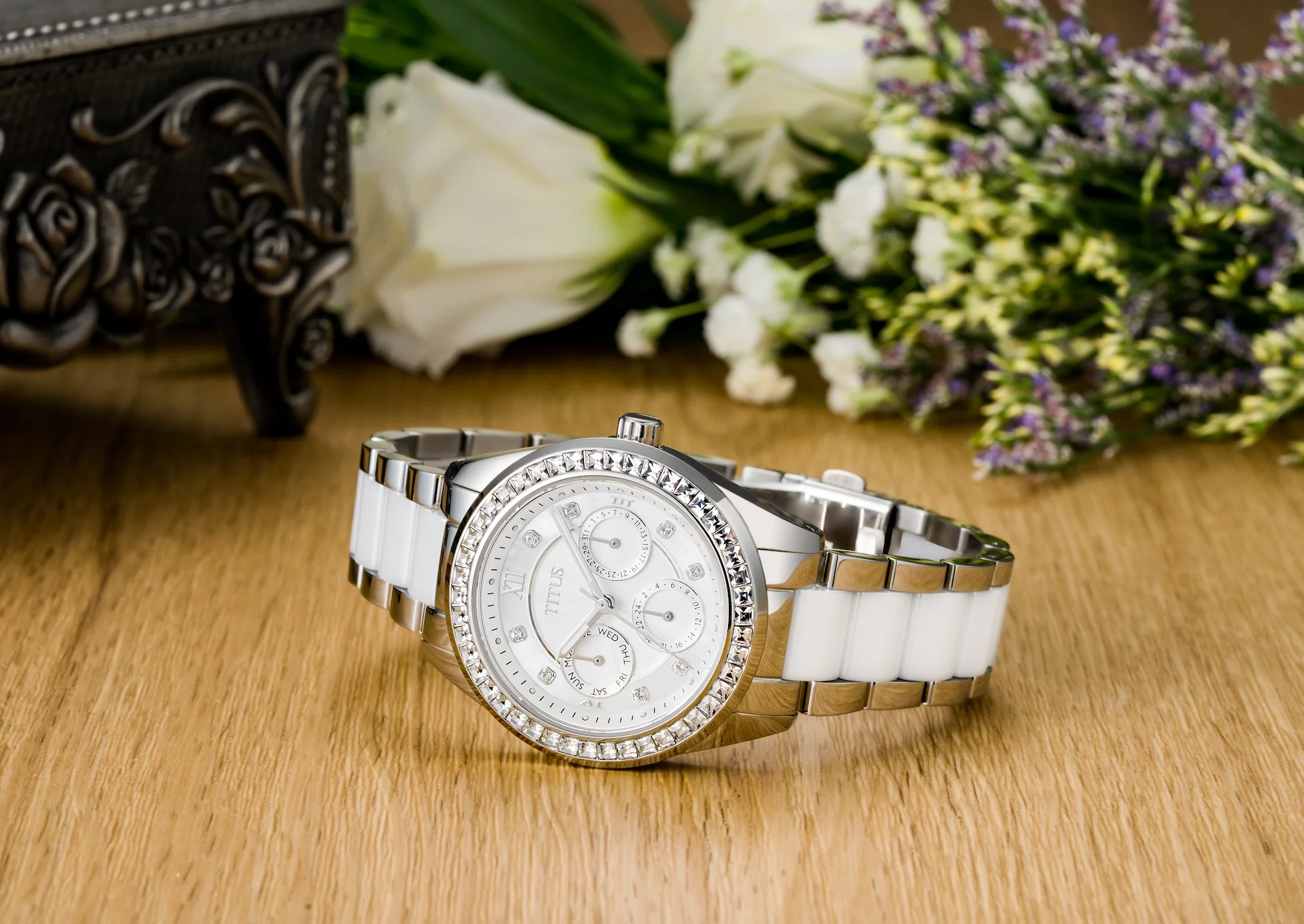 SOLVIL ET TITUS PERSE W06-03203-001 MULTI-FUNCTION QUARTZ WOMEN WATCH - Image 5