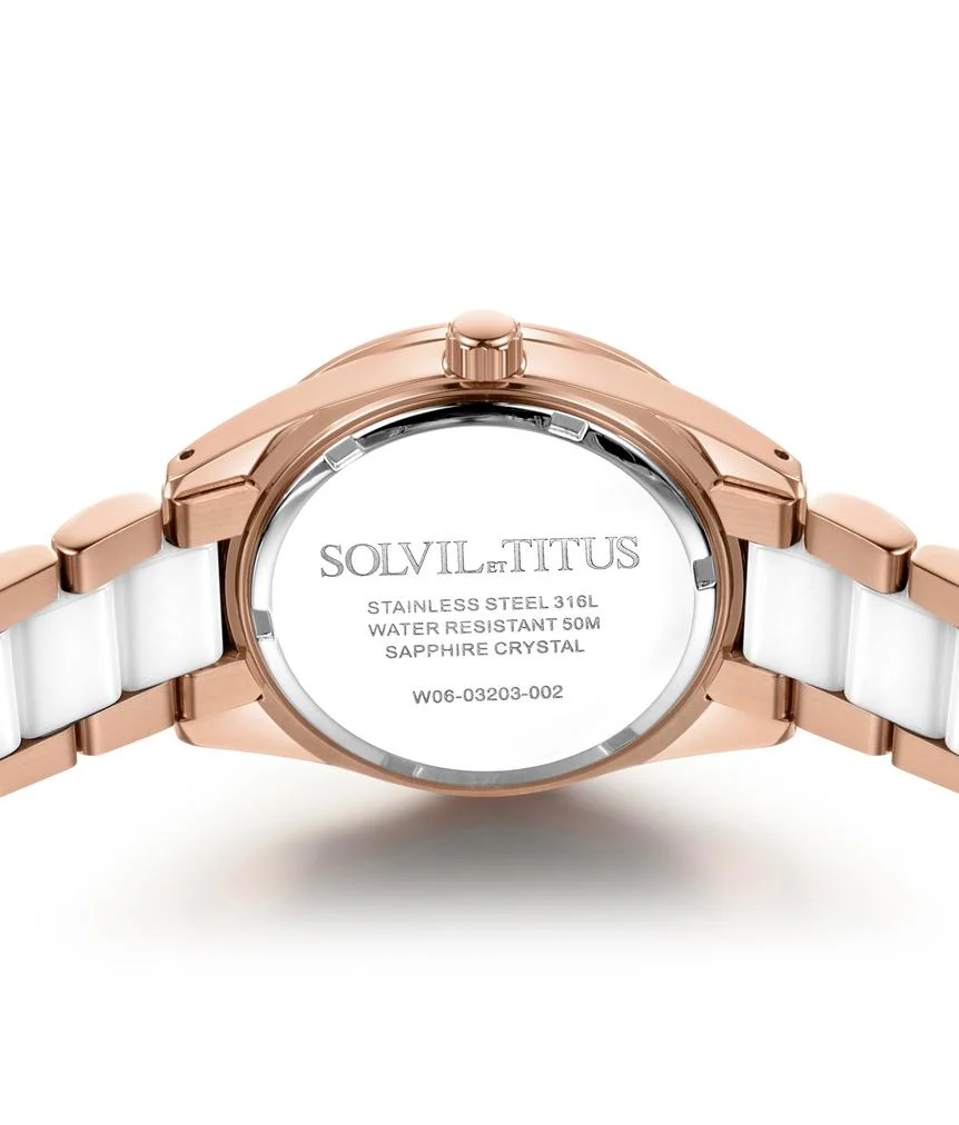 SOLVIL ET TITUS PERSE W06-03203-002 MULTI-FUNCTION QUARTZ WOMEN WATCH - Image 3